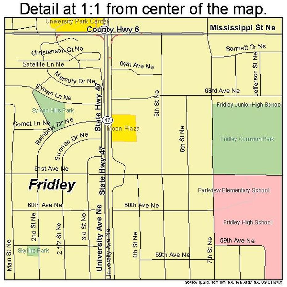 Fridley Minnesota Street Map 2722814, Fridley, United States, Where Is Fridley Minnesota, Minnesota United States Northern Europe