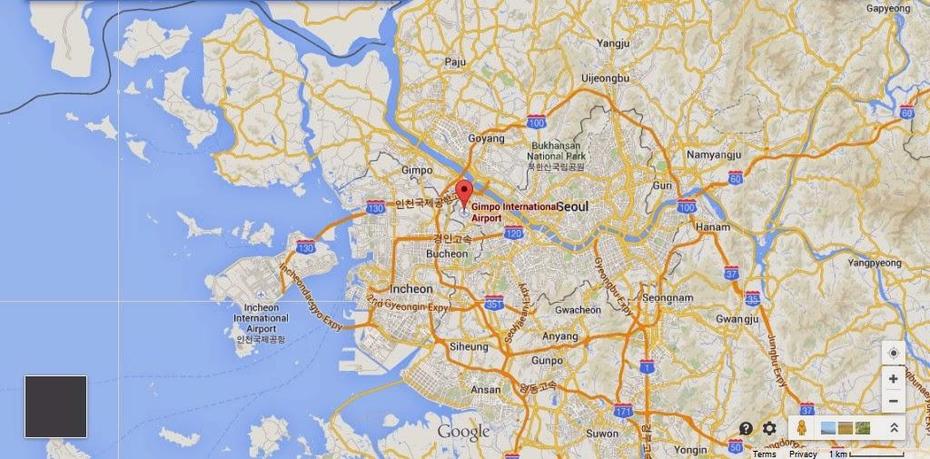 Gimpo Airport, Gimpo Airport, Location , Gimpo, South Korea