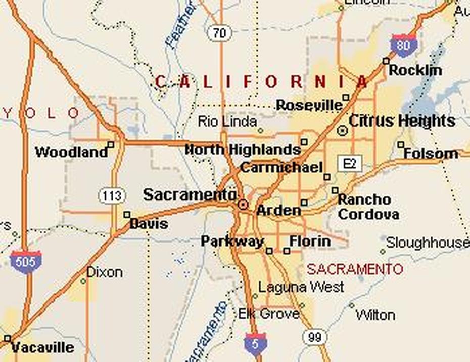 Map Of Sacramento And Surrounding Cities – Copper Mountain Trail Map, Sacramento, United States, Sac State, Sacramento State University Campus