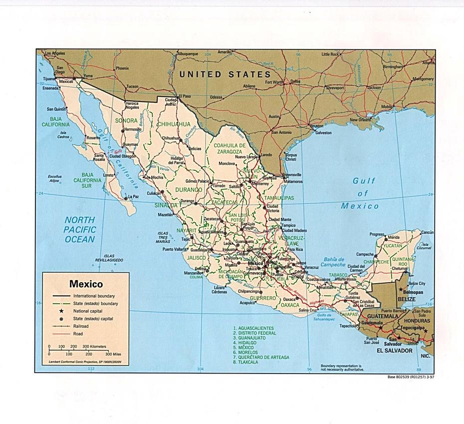 Mexico  Showing States, Mexico City Mexico, Library Online, Contla, Mexico