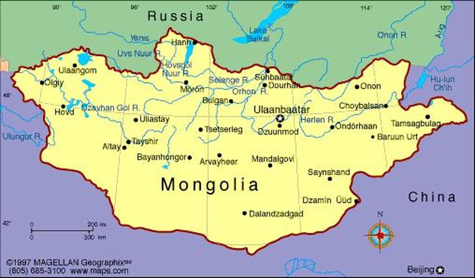 Mongolia Map Political Regional | Maps Of Asia Regional Political City, Nalayh, Mongolia, Mongolia Asia, Mongolia On World