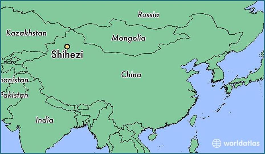 Where Is Shihezi, China? / Shihezi, Xinjiang Map – Worldatlas, Xiashi, China, China  Labeled, Modern China