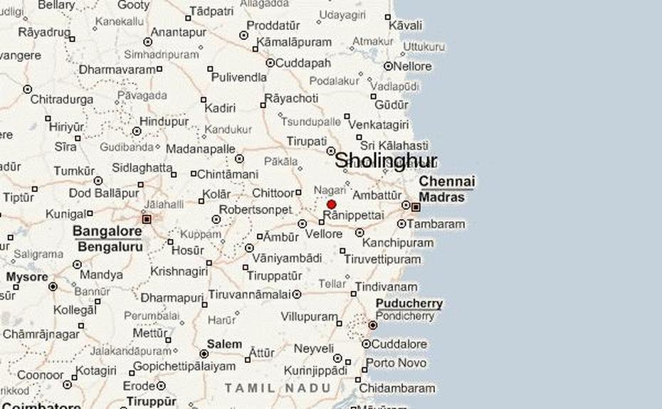 Arakkonam, Sholinghur Temple, Location Guide, Sholinghur, India