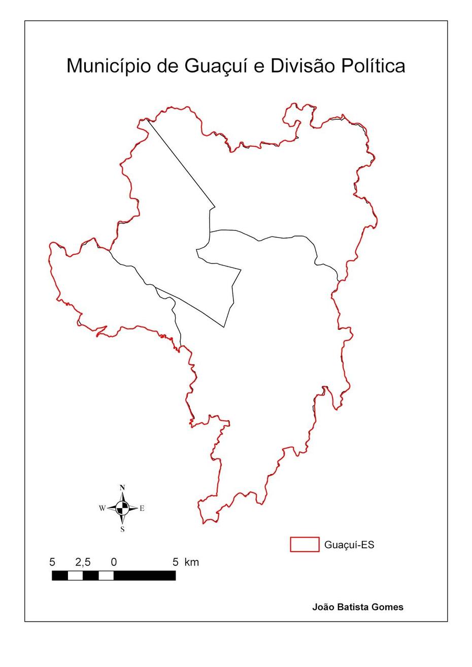 Gomes.Jb: Mapas De Guacui : Distritos E Hidrografia, Guaçuí, Brazil, Brazil  Clip Art, Rivers Of Brazil