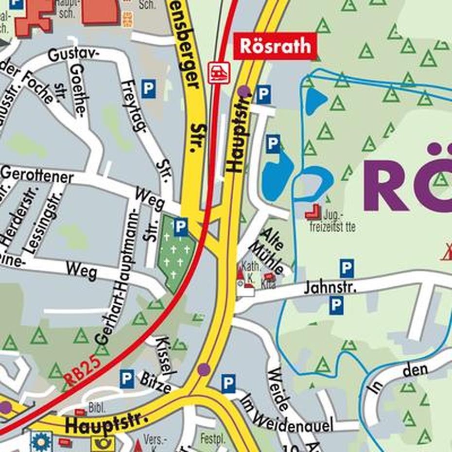 Karte Von Rosrath – Stadtplandienst Deutschland, Rösrath, Germany, Scratch Coding  Logo, Scratch.Mit.Edu  Logo