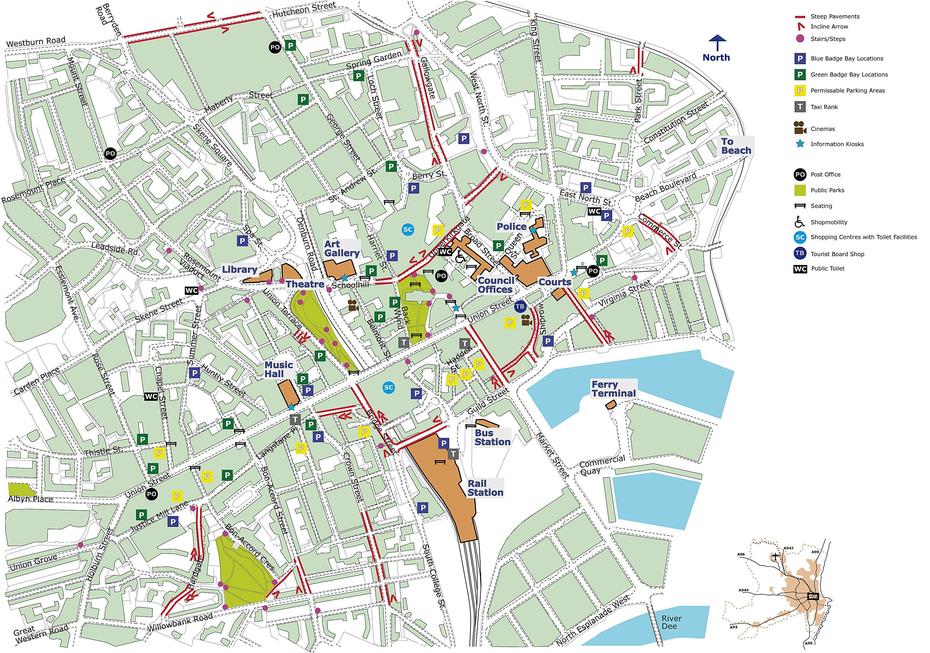 Large Aberdeen Maps For Free Download And Print | High-Resolution And …, Aberdeen, United States, Aberdeen United Kingdom, Dyce  Airport