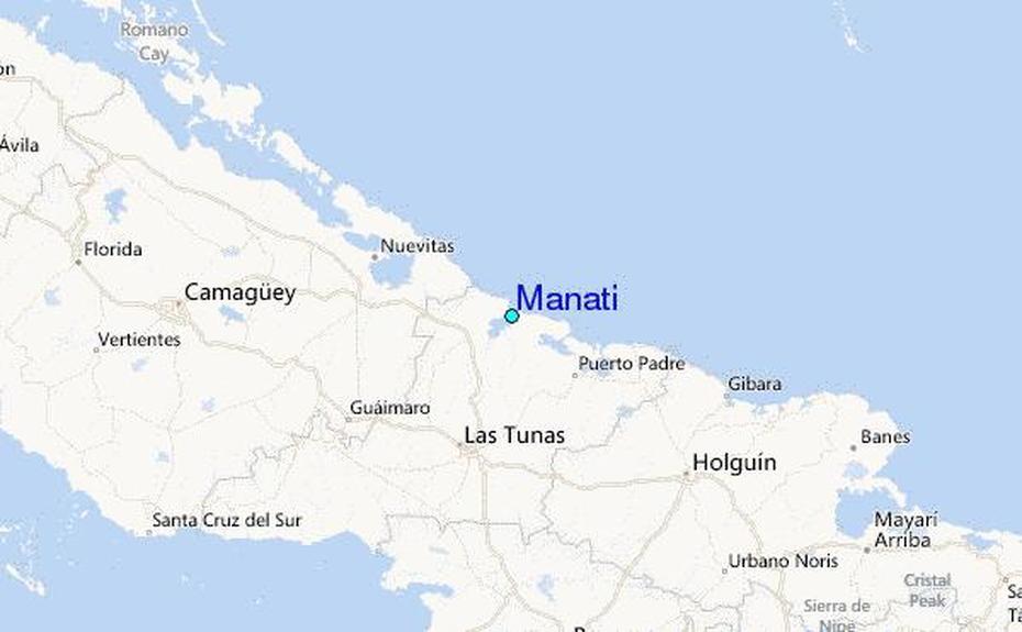 Manati Tide Station Location Guide, Manatí, Cuba, Manati  Pr, Animales De Cuba