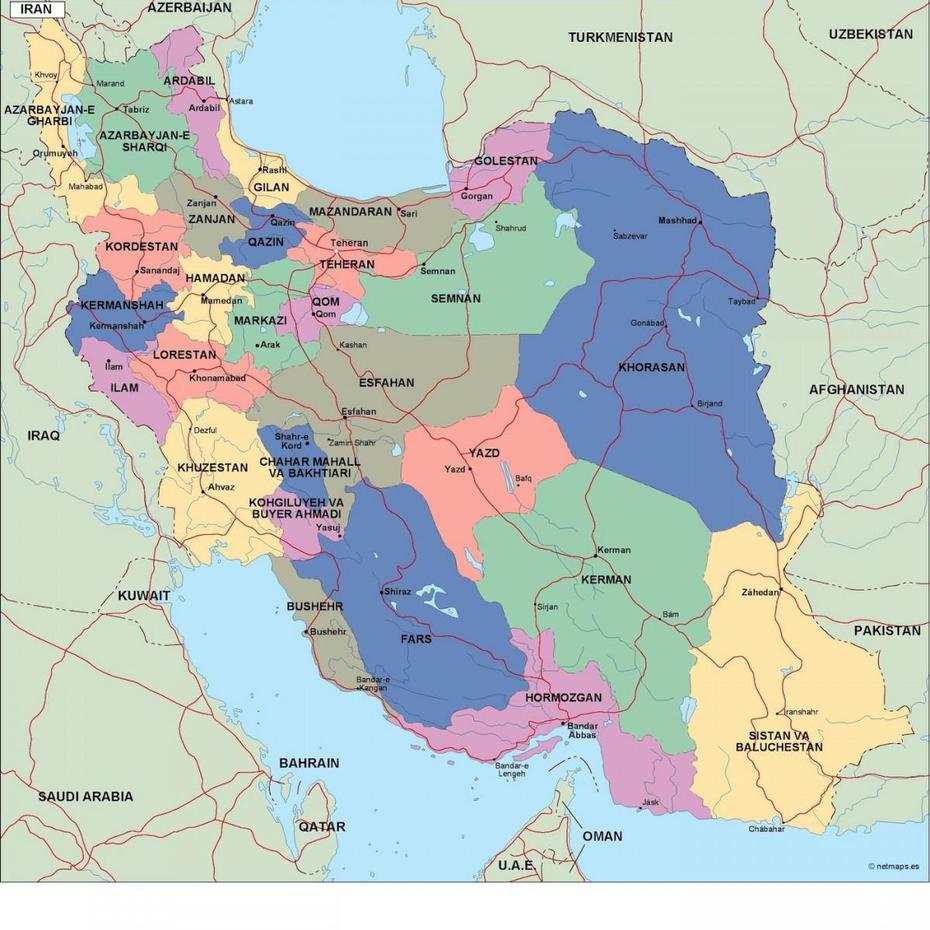 Map Iran – Share Map, Malekān, Iran, Ancient Iran, Persepolis Iran