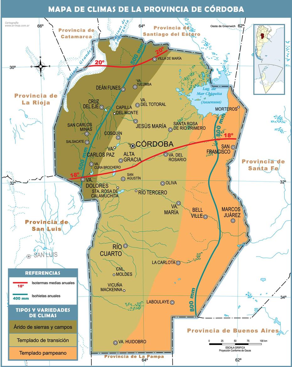 Mapa D Cordoba Argentina, Córdoba, Argentina, Argentina  Topography, Santa Fe Argentina