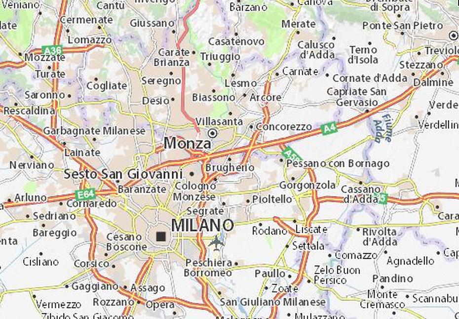 Michelin Brugherio Map – Viamichelin, Brugherio, Italy, Vittorio  Veneto, Catania Italy