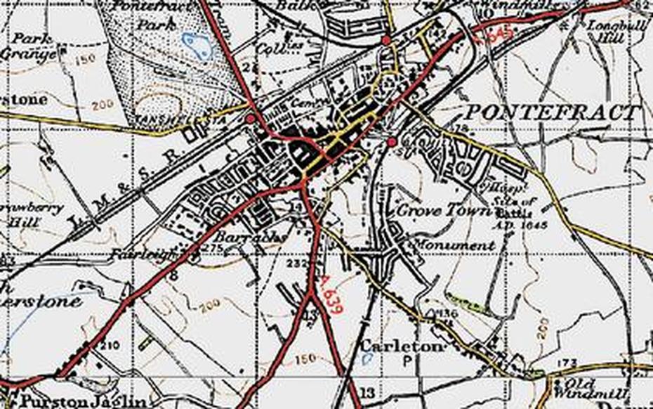 Pontefract Photos, Maps, Books, Memories – Francis Frith, Pontefract, United Kingdom, Large Uk, Simple  United Kingdom