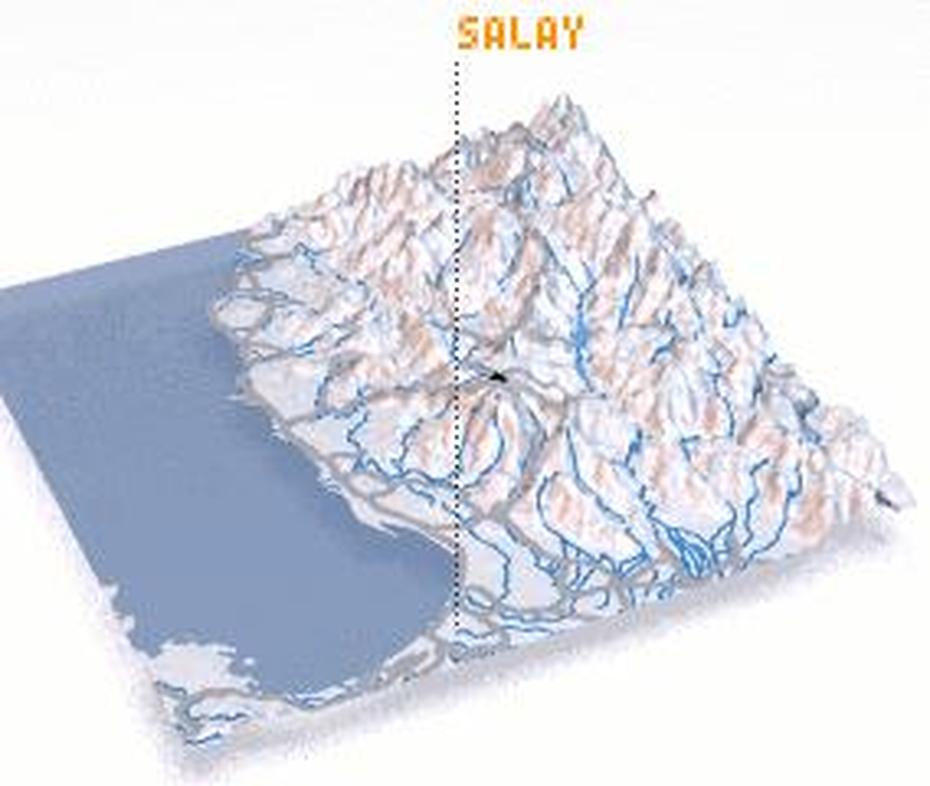 Salay (Philippines) Map – Nona, Salay, Philippines, Philippines  Outline, Old Philippine