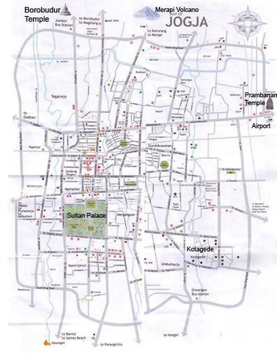 Yogyakarta Map | Jogja Borobudur, Prambanan – Central Java Information …, Yogyakarta, Indonesia, Surabaya, Jakarta