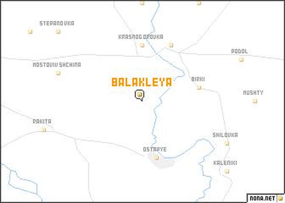 Balakleya (Ukraine) Map – Nona, Balakliia, Ukraine, Russian Ukraine, The Ukraine