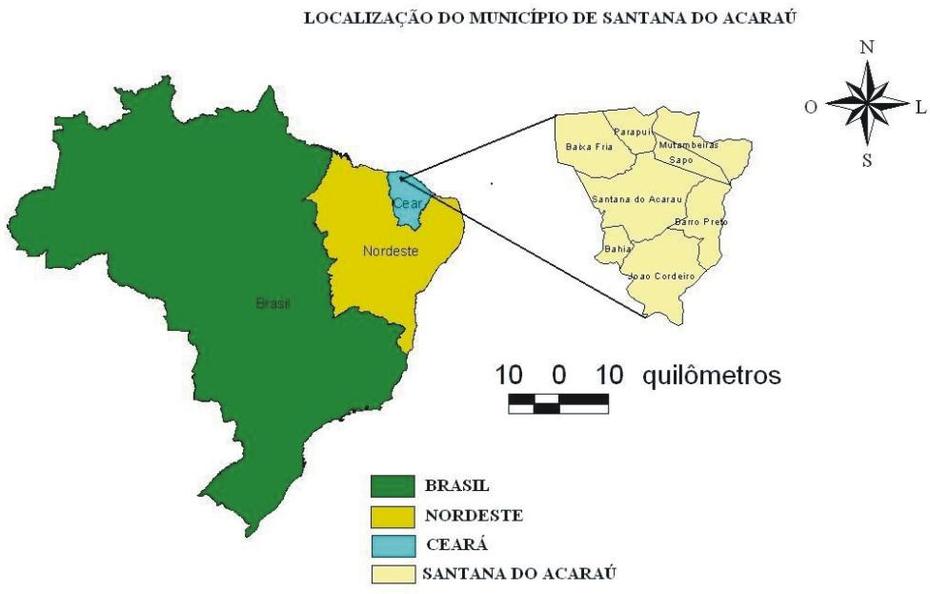 Blog Do Gilson Sousa: Mapa De Santana Do Acarau – Ce. Detalhado, Santana Do Acaraú, Brazil, Volkswagen Santana, Tele Santana