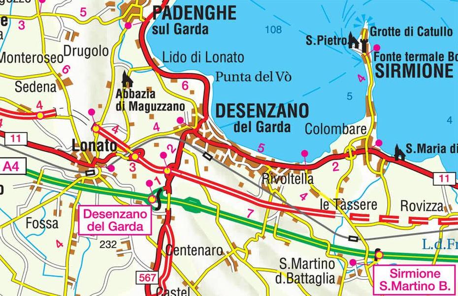 Desenzano Maps | Sno, Desenzano Del Garda, Italy, Garda Italy, Lago Di Garda Italy