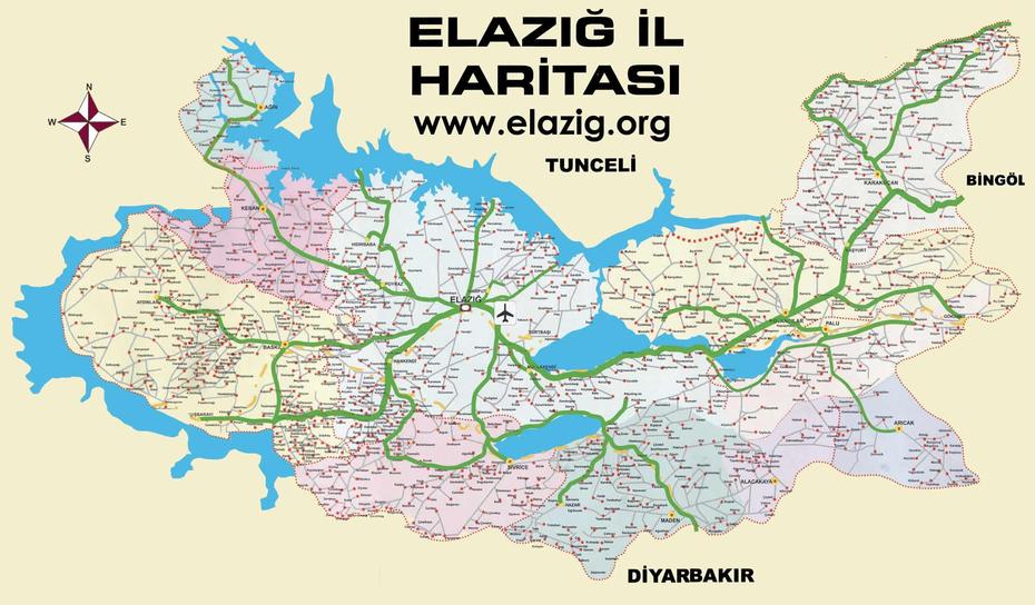 Elazig Map And Elazig Satellite Image, Elazığ, Turkey, Tourist  Of Turkey, Turkey On World