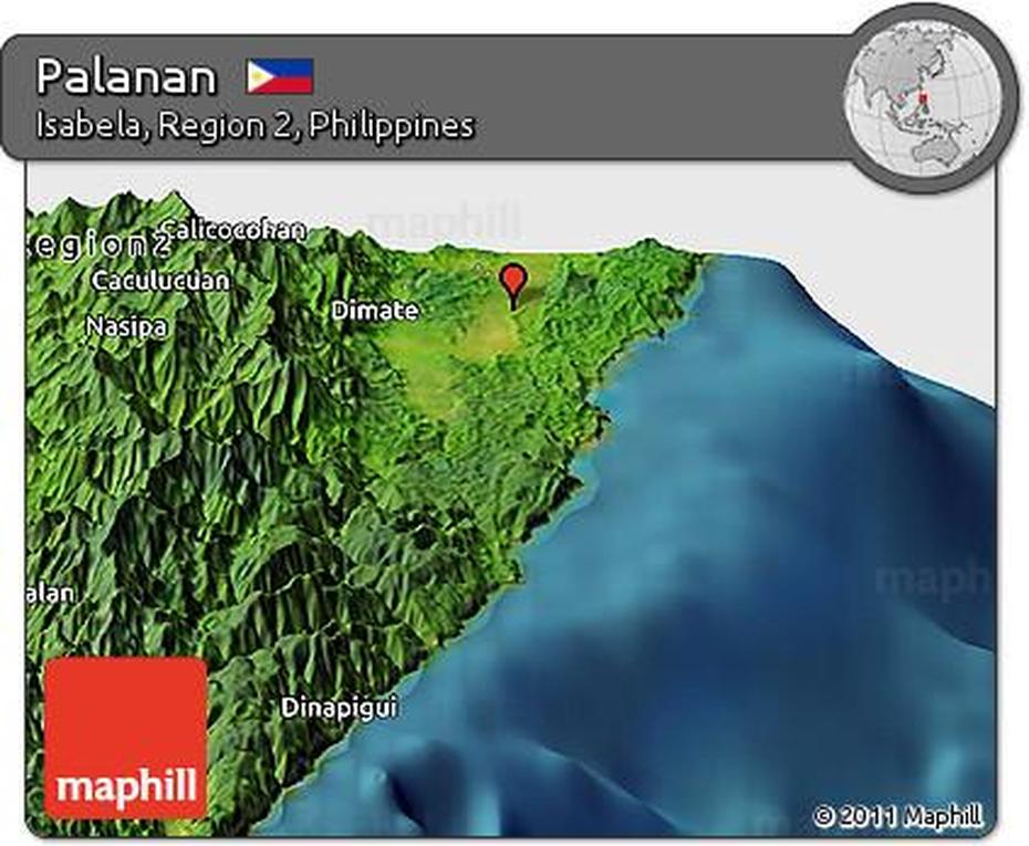 Free Satellite Panoramic Map Of Palanan, Palanas, Philippines, Tiksi  Russia, Bulo  Dam