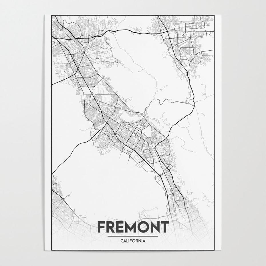 Fremont California Map – Printable Maps, Fremont, United States, United States  Simple, Cool United States
