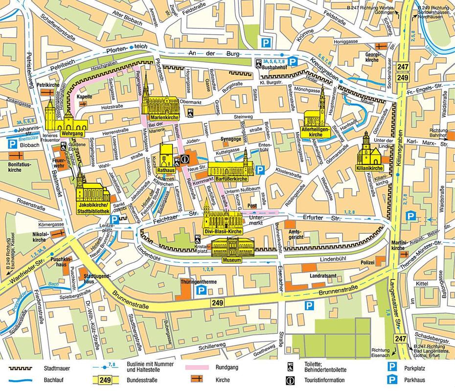 Guide To Bach Tour: Muhlhausen – Maps, Mühlhausen, Germany, Nordlingen  Crater, Noerdlingen Germany