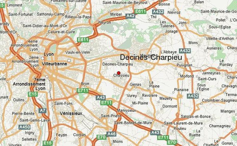 Guide Urbain De Decines-Charpieu, Décines-Charpieu, France, Elisee, Villeneuve  D’Ascq