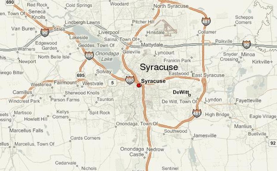 Guide Urbain De Syracuse, Syracuse, United States, United States  Color, United States  With City