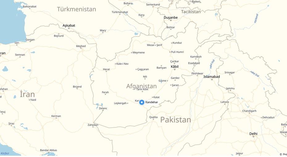 Kandahar Map – Guide Of The World, Kandahār, Afghanistan, Old Kandahar, Afghanistan Capital