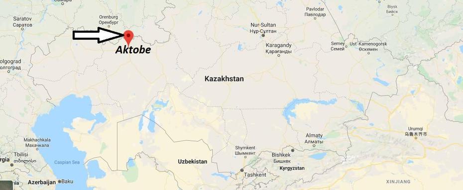 Kazakhstan On World, Kazakhstan Central Asia, Located, Aqtöbe, Kazakhstan