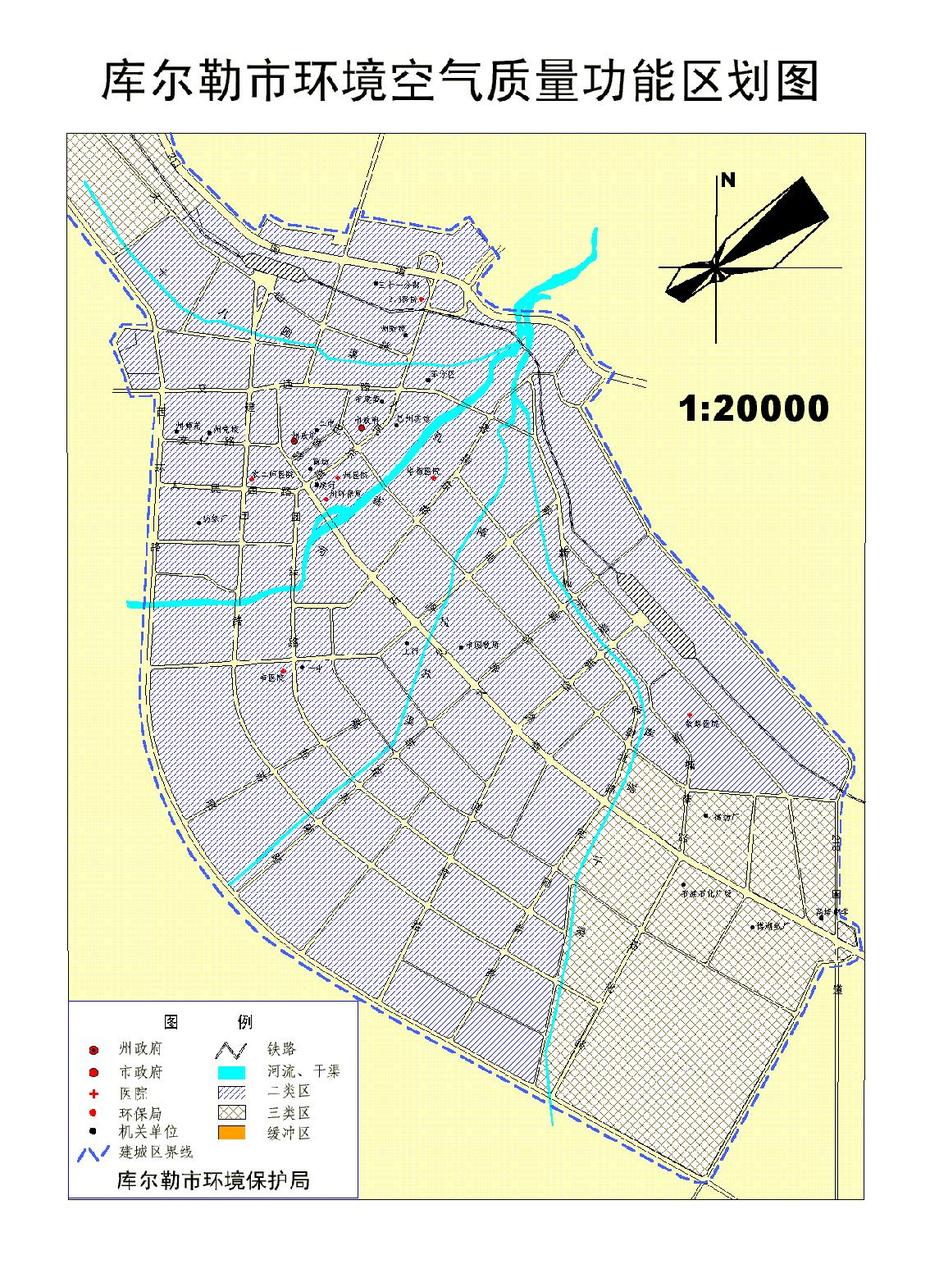 Korla City Map – Korla China  Mappery, Korla, China, Bosten  Lake, Urumqi  City