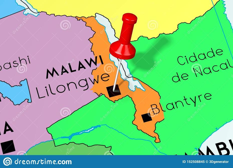 Lilongwe City Republic Of Malawi, Central Region Map Vector …, Liwonde, Malawi, Malawi Nature, Lake Malawi Animals