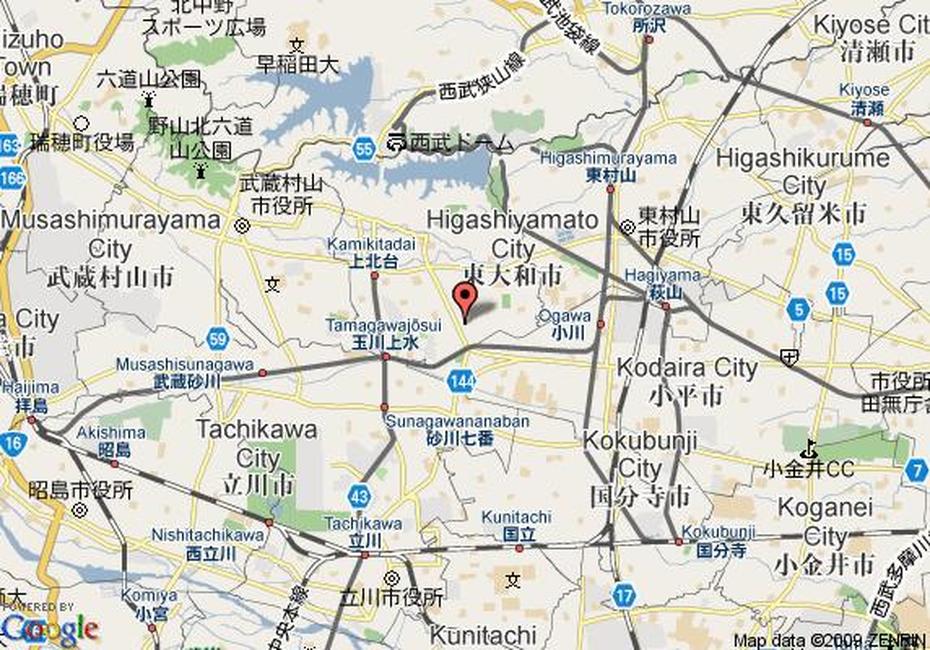 Map Of Kawagoe Prince Hotel, Kawagoe, Kawagoe, Japan, Aesthetic Scenery Japan, Kawagoe Castle