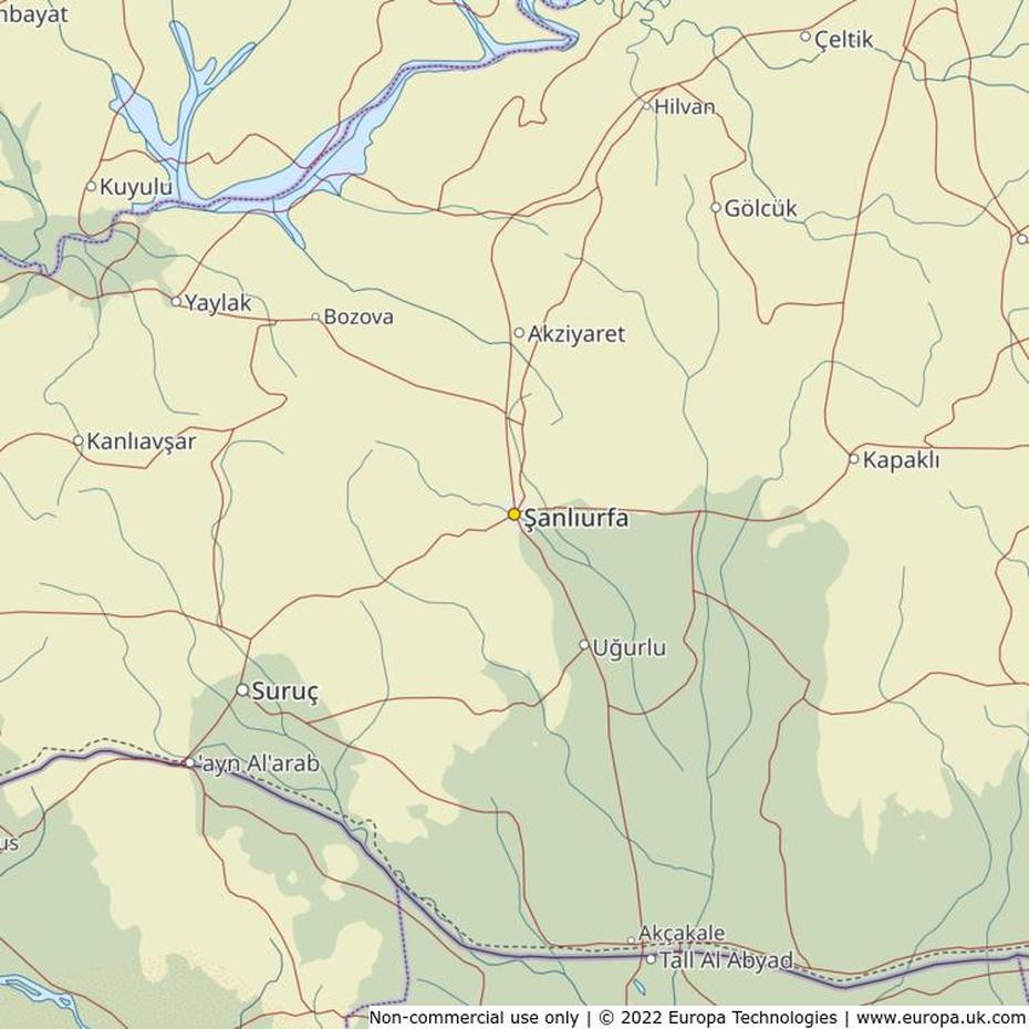 Map Of Sanlurfa, Turkey | Global 1000 Atlas, Şanlıurfa, Turkey, Belek Turkey, Turkey Capital