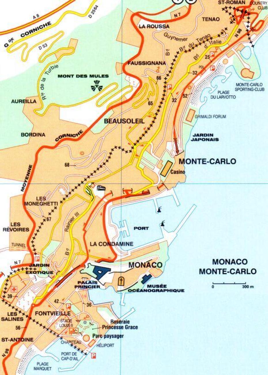 Monaco Map, Monaco, Monaco, Monaco Shopping, Monte Carlo Hotel Monaco