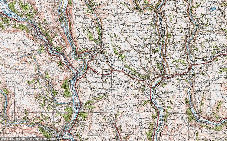 Old Maps Of Nelson, Mid Glamorgan – Francis Frith, Nelson, United Kingdom, Uk Islands, Uk  Graphic