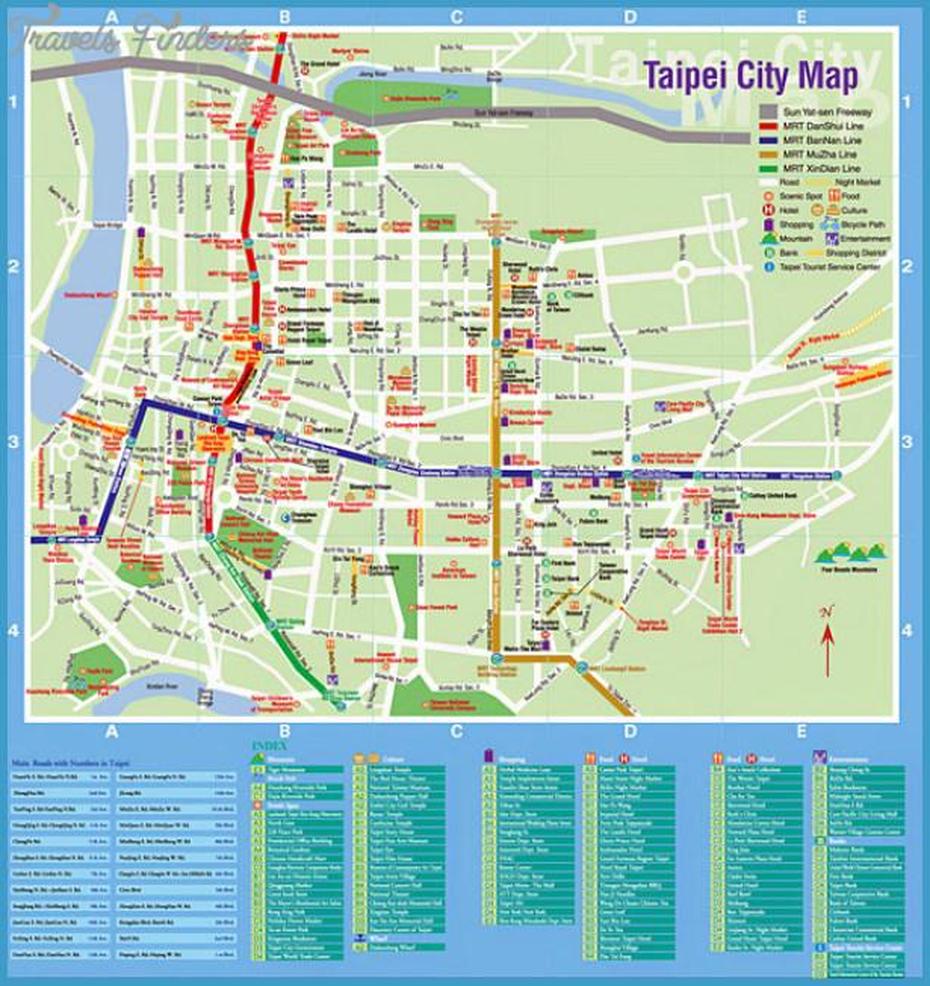 Tainan Map – Travelsfinders, Tainan, Taiwan, Taiwan Area, Taiwan Travel