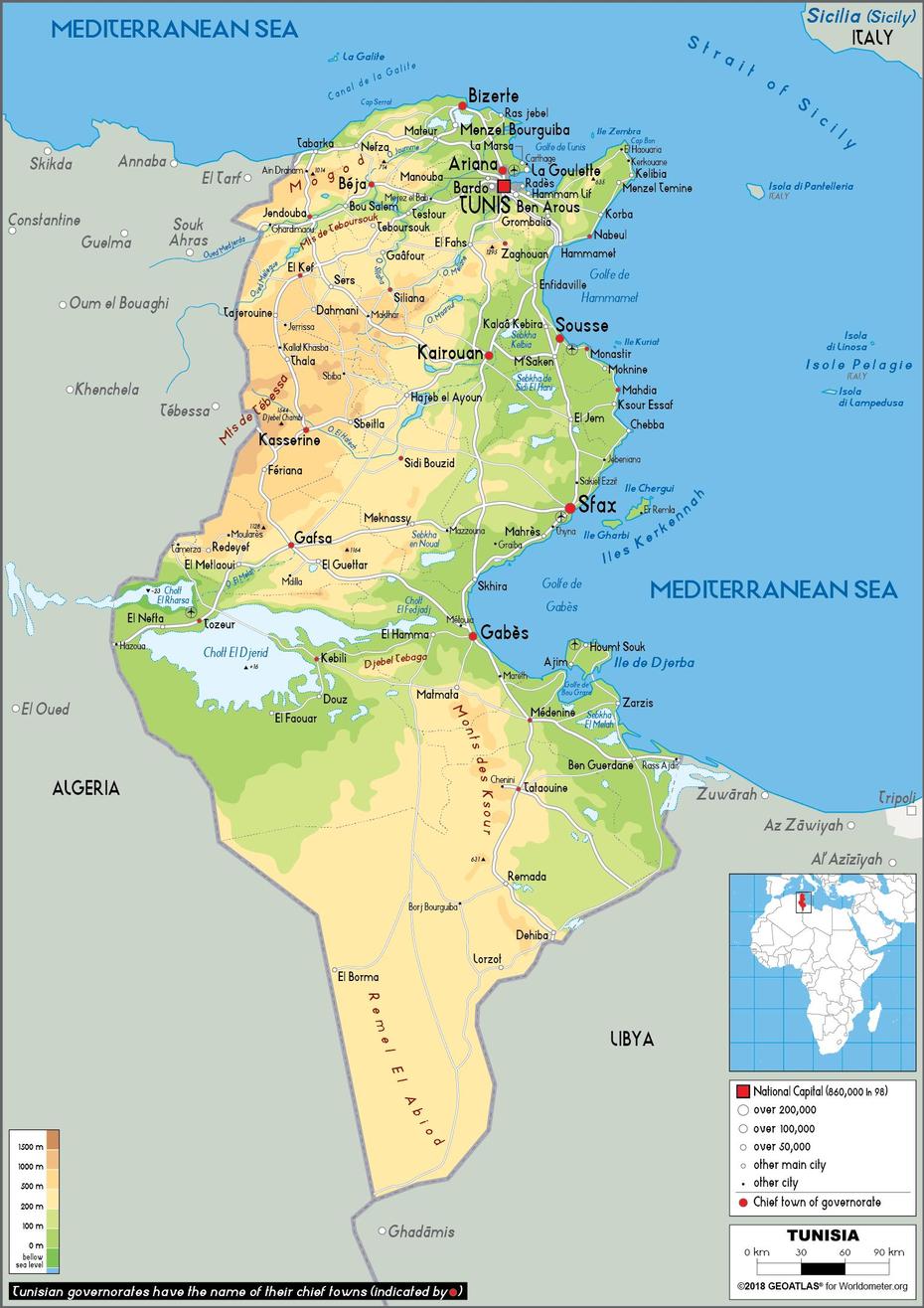 Tunisia Mapa | Portugal Cidades, Mégrine, Tunisia, Tunisia Africa, Tunisia Travel