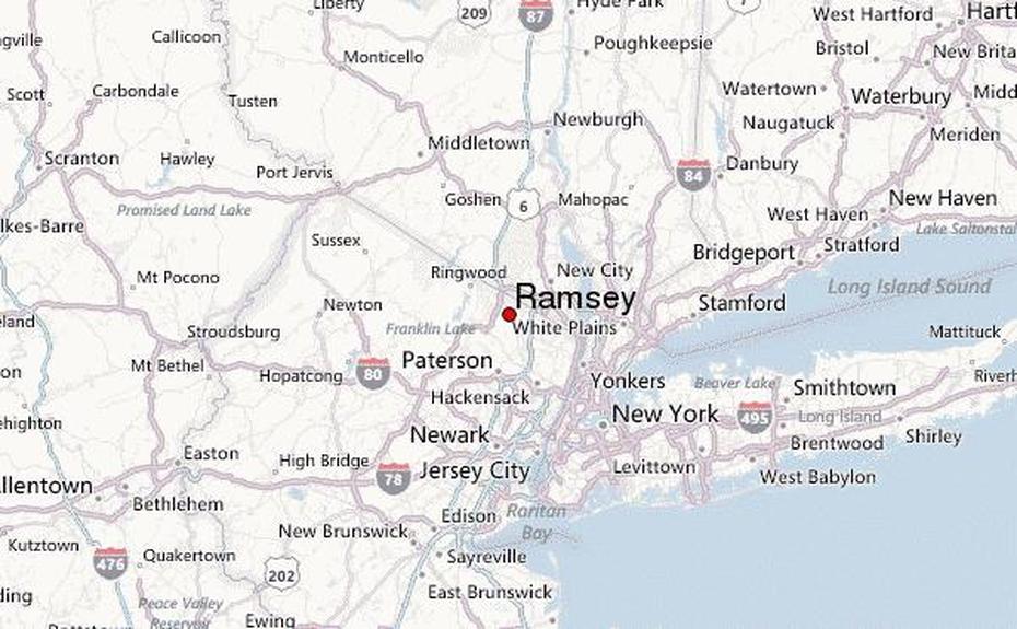 United States  With Capitals Only, United States  Kids, Location Guide, Ramsey, United States