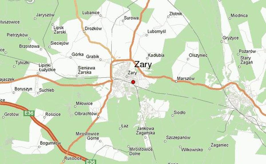 Zary Location Guide, Żary, Poland, Poland Topography, Województwa