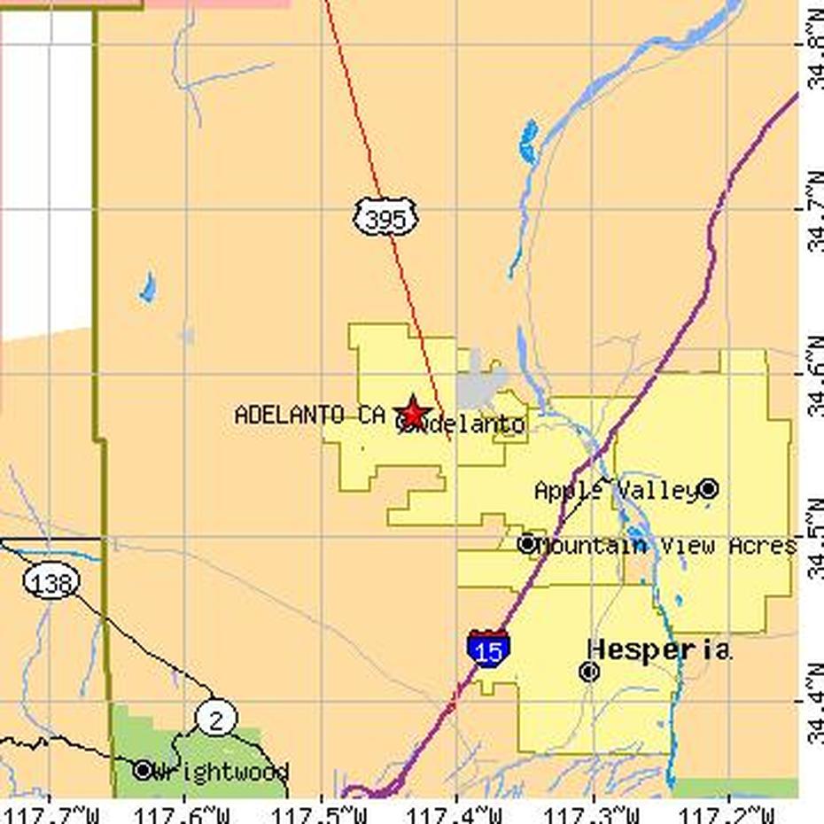 Adelanto Detention Center, Apple Valley Ca, Population Data, Adelanto, United States