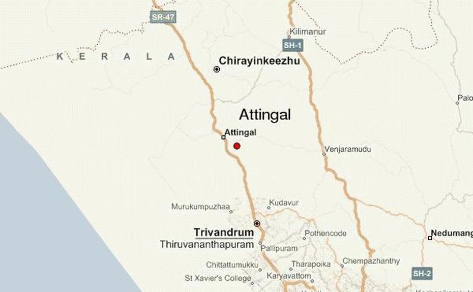 Attingal Location Guide, Attingal, India, India Elevation, Kalpitiya