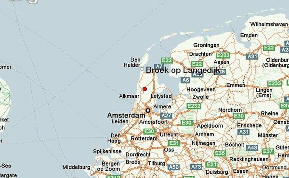 Broek Op Langedijk Location Guide, Langedijk, Netherlands, Noord- Holland, Broek Op Langedijk Kaart