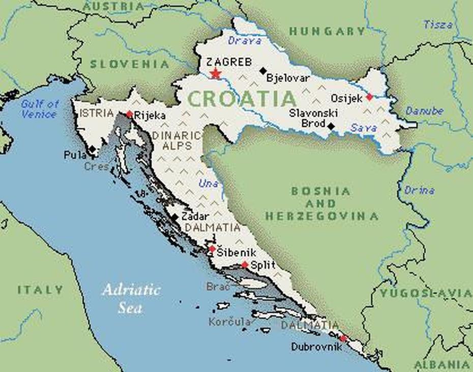 Croatia  With Cities, Croatia  Cities, , Čakovec, Croatia