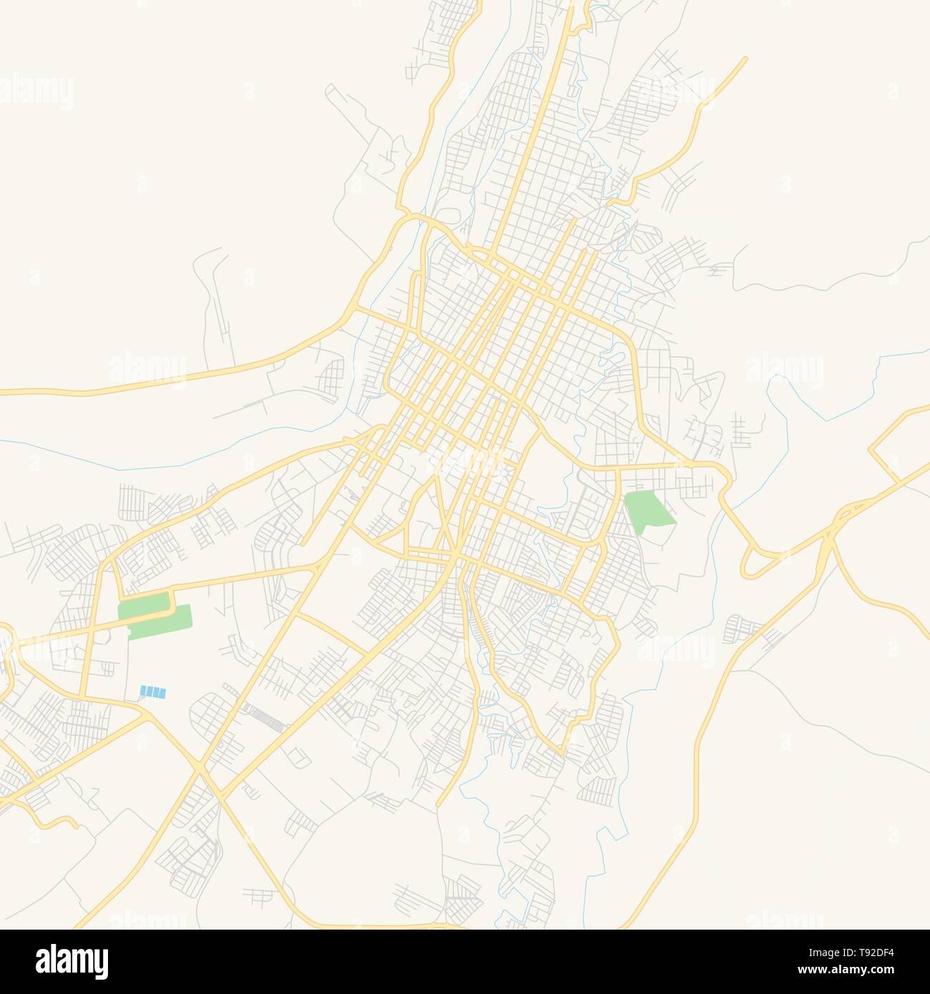 Empty Vector Map Of Tapachula, Chiapas, Mexico, Printable Road Map …, Tapachula, Mexico, Obregon Sonora Mexico, Puerto Chiapas Mexico