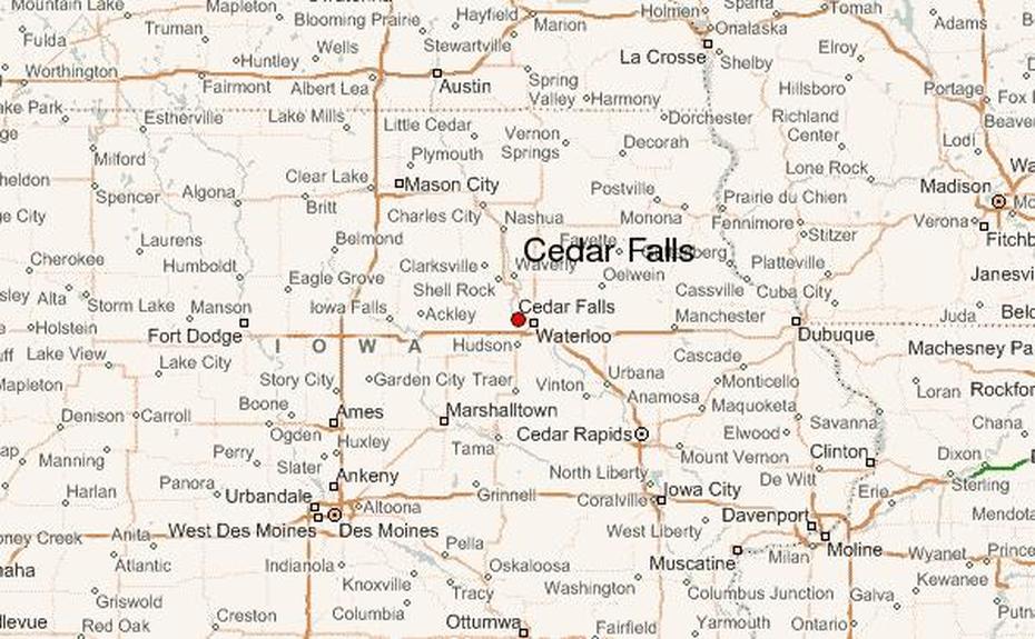 Guia Urbano De Cedar Falls, Cedar Falls, United States, Waterloo Iowa, Cedar Falls Street