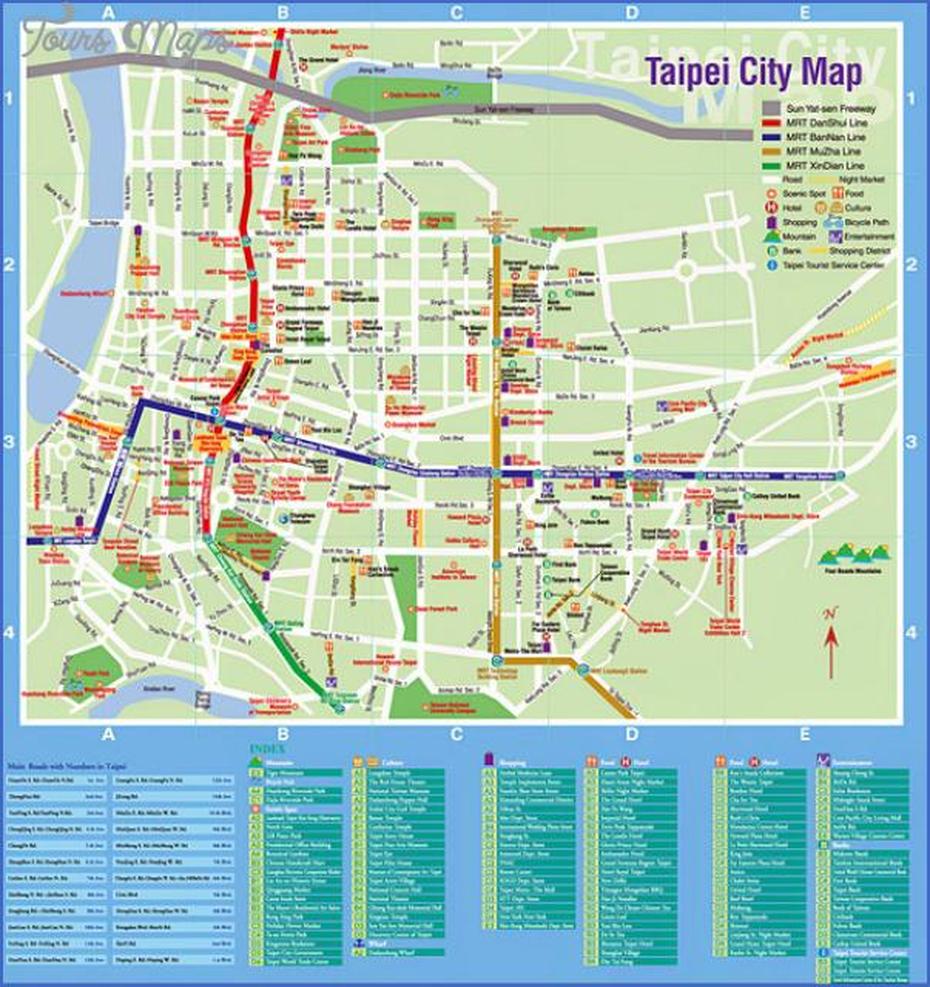 Kaohsiung Map – Toursmaps, Kaohsiung, Taiwan, Kenting Taiwan, Kaohsiung Mrt