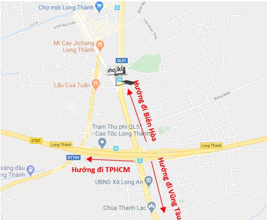 Map Long Thanh – Shojiki.Vn, Long Thành, Vietnam, Long An Vietnam, Long Thanh Airport