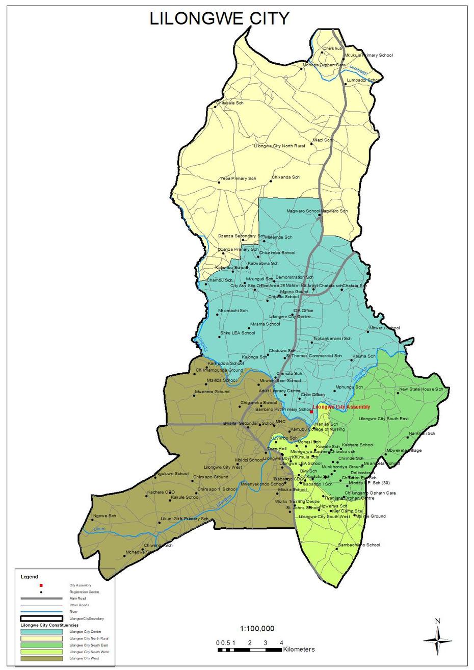 Maps  District  Malawi Electoral Commission, Lilongwe, Malawi, Malawi Location, Malawi Capital