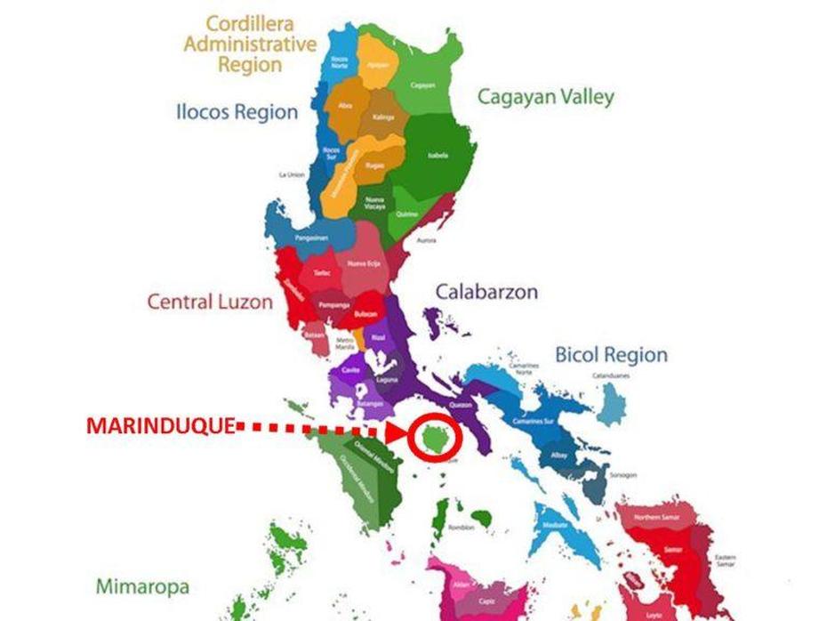 Marinduque Map Luzon, Mogpog, Philippines, Mogpog, Philippines