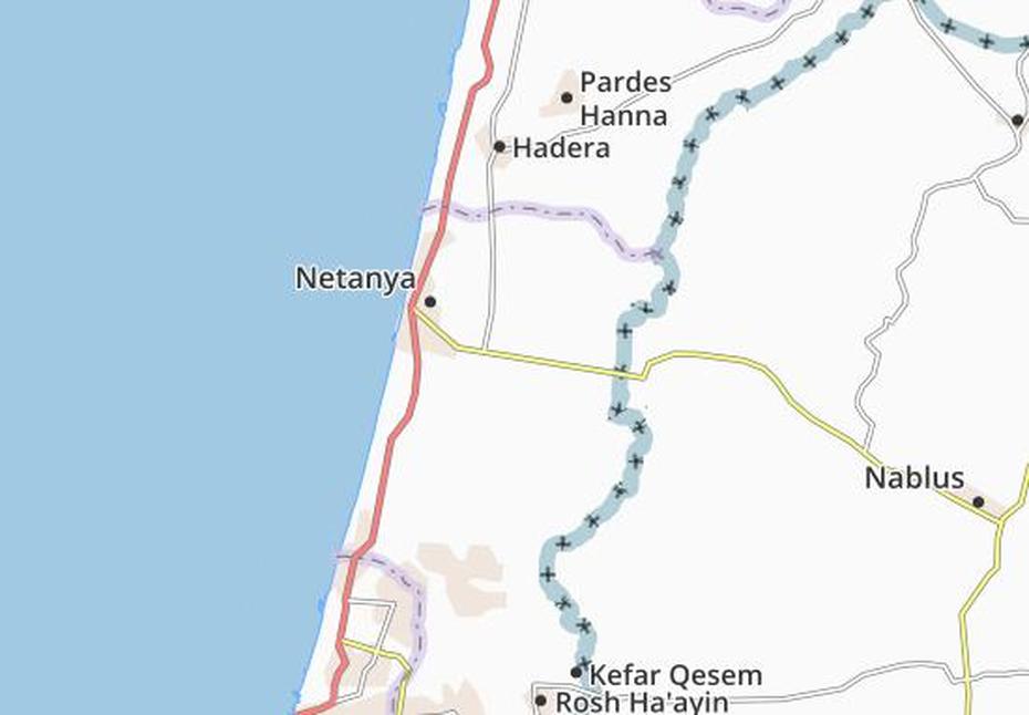 Michelin Kefar Yona Map – Viamichelin, Kefar Yona, Israel, Kafar Israel, Park Yona
