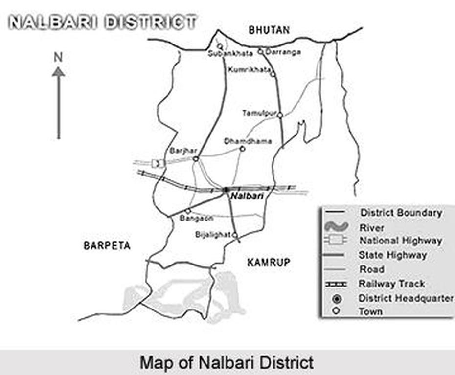 Nalbari District, Assam, Nalbāri, India, Bhutan, Hailakandi